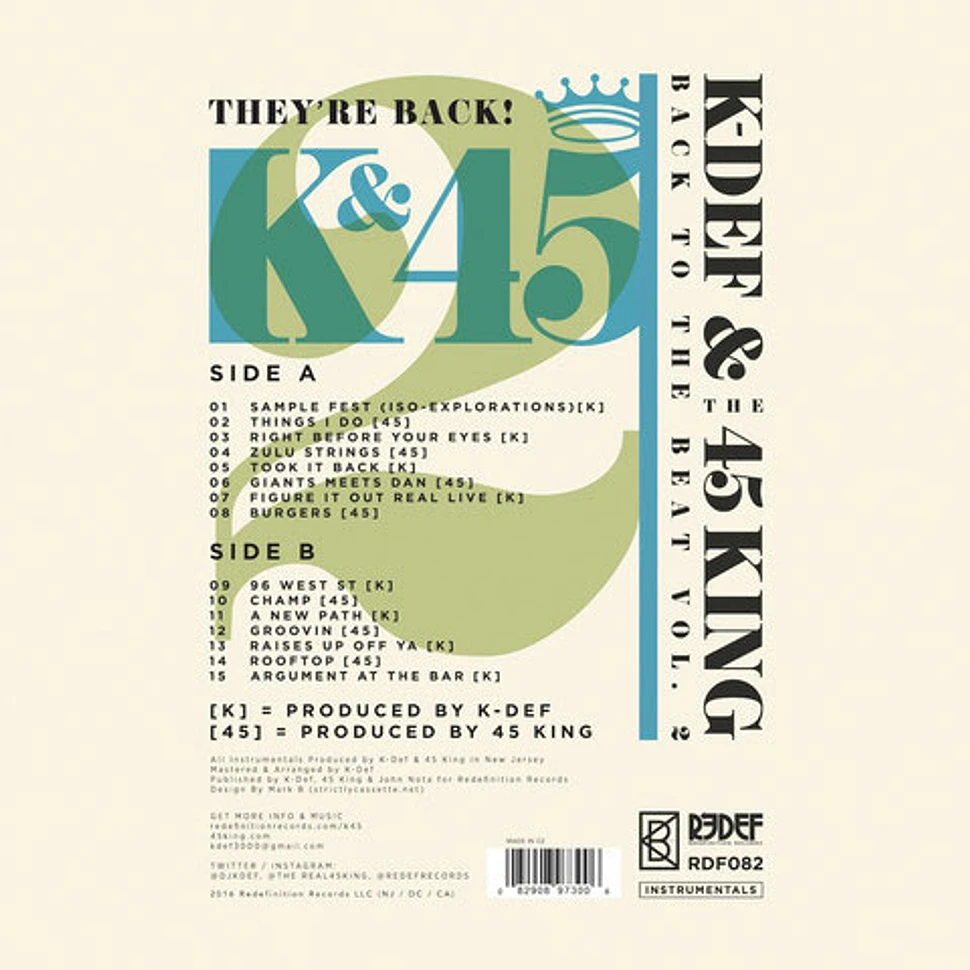 K-Def & The 45 King - Back To The Beat Volume 2
