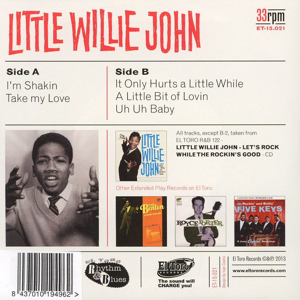 Little Willie John - I'm Shakin' EP