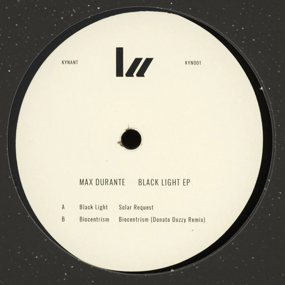 Max Durante - Black Light EP