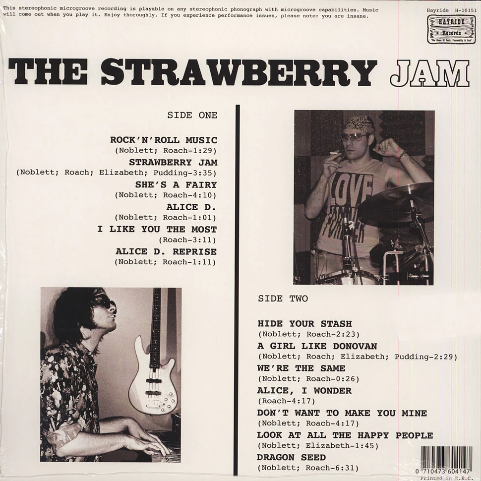 Strawberry Jam - Jam Black Vinyl Edition