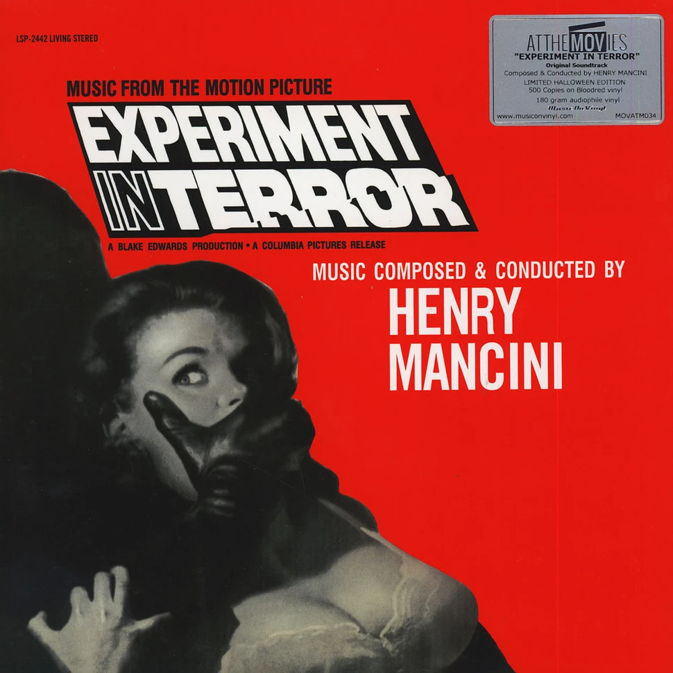 Henry Mancini - OST Experiment In Terror Blood Red Vinyl Edition