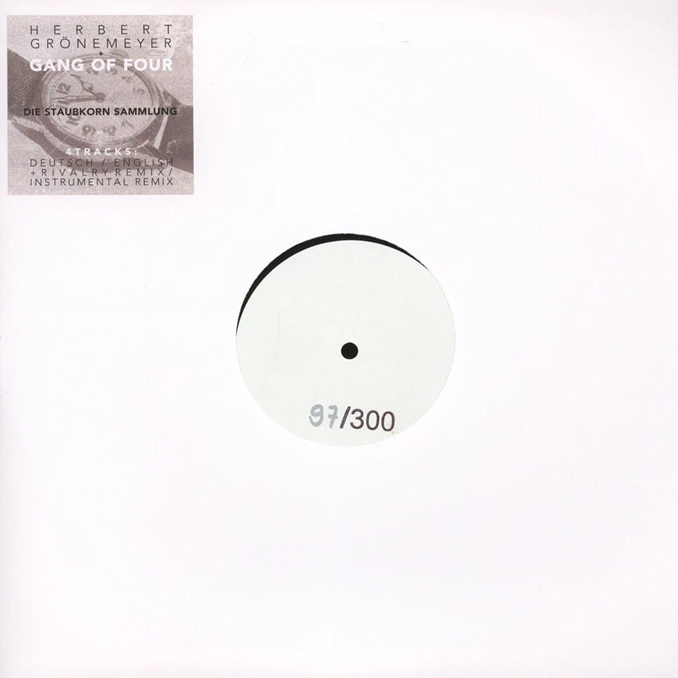 Gang Of Four - Die Staubkorn Sammlung Feat. Herbert Grönemeyer White Label
