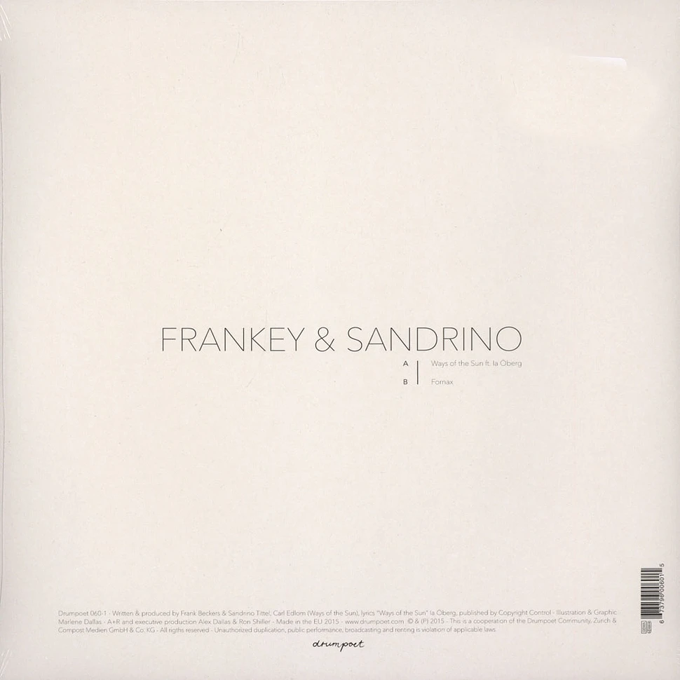 Frankey & Sandrino - Ways Of The Sun / Formax