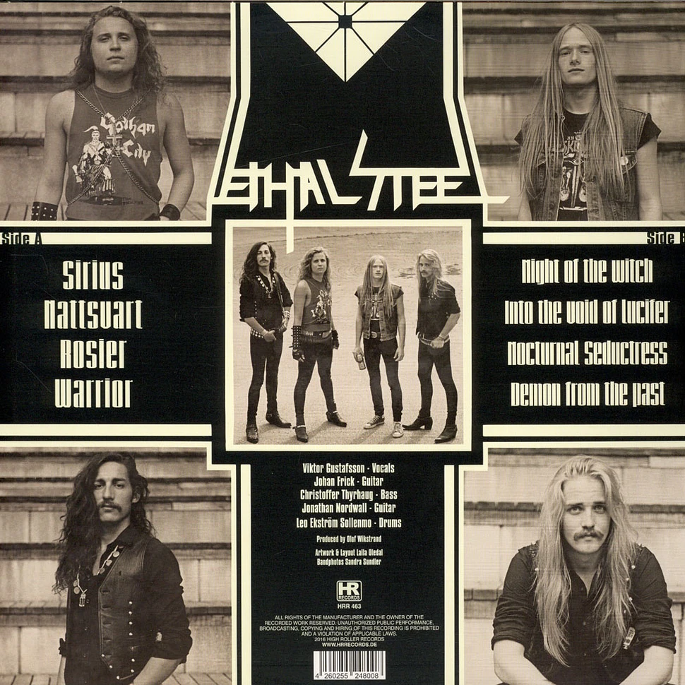Lethal Steel - Legion Of The Night Black Vinyl Edition