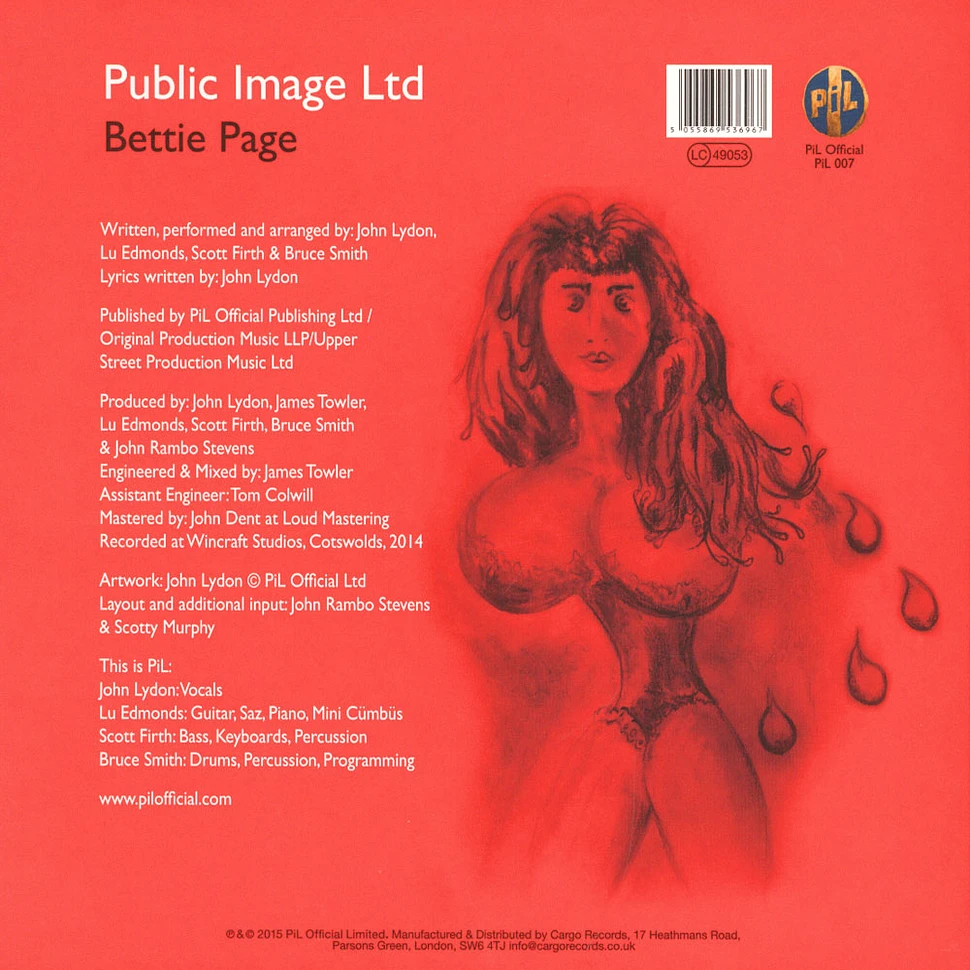 Public Image Ltd - Bettie Page