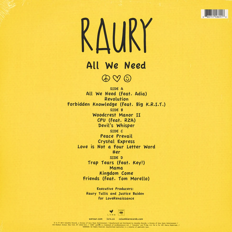 Raury - All We Need