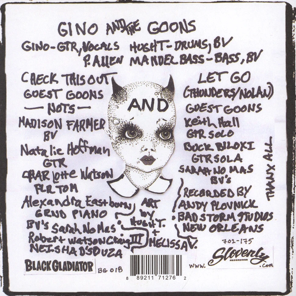 Gino And The Goons - Check This Out 2015