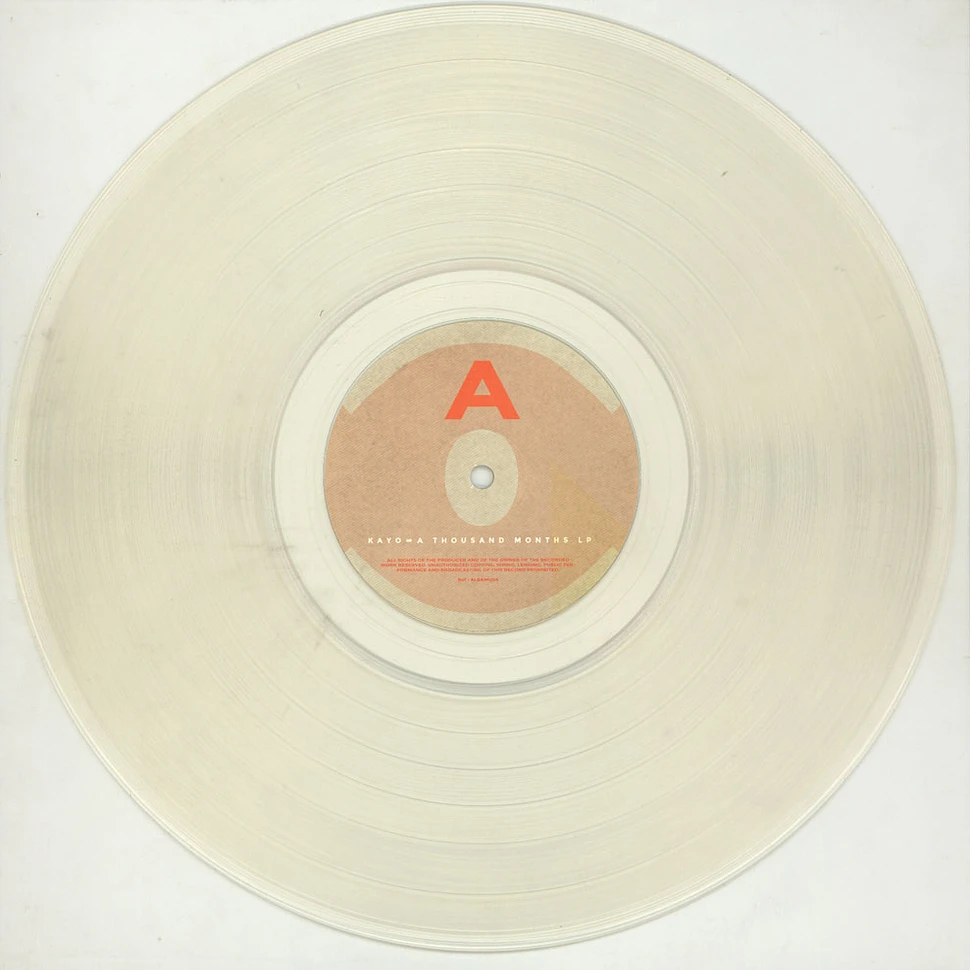 Kayo - A Thousand Months LP Clear Vinyl Edition