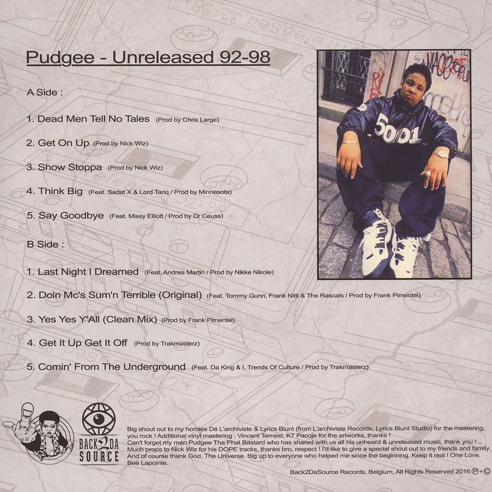 Pudgee - Unreleased 92-98