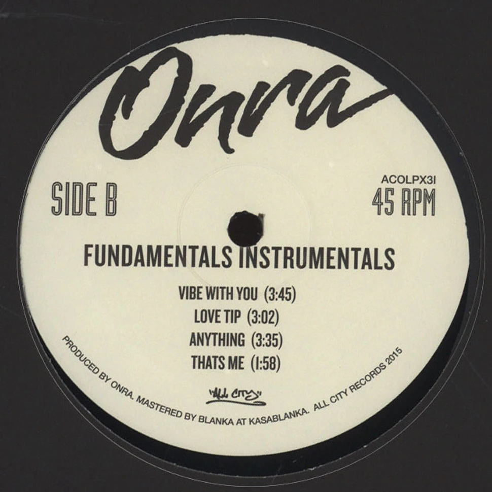 Onra - Fundamentals Instrumentals