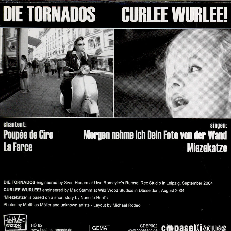 Die Tornados / Curlee Wurlee - Die Tornados / Curlee Wurlee!