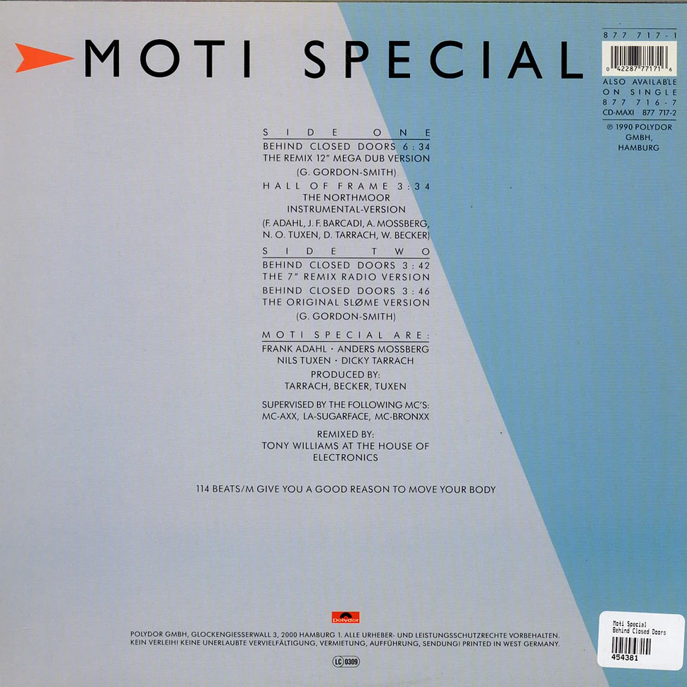 Moti Special - Behind Closed Doors