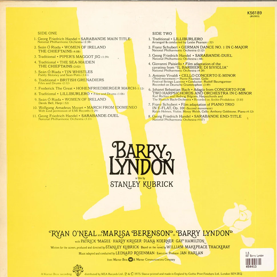 V.A. - OST Barry Lyndon