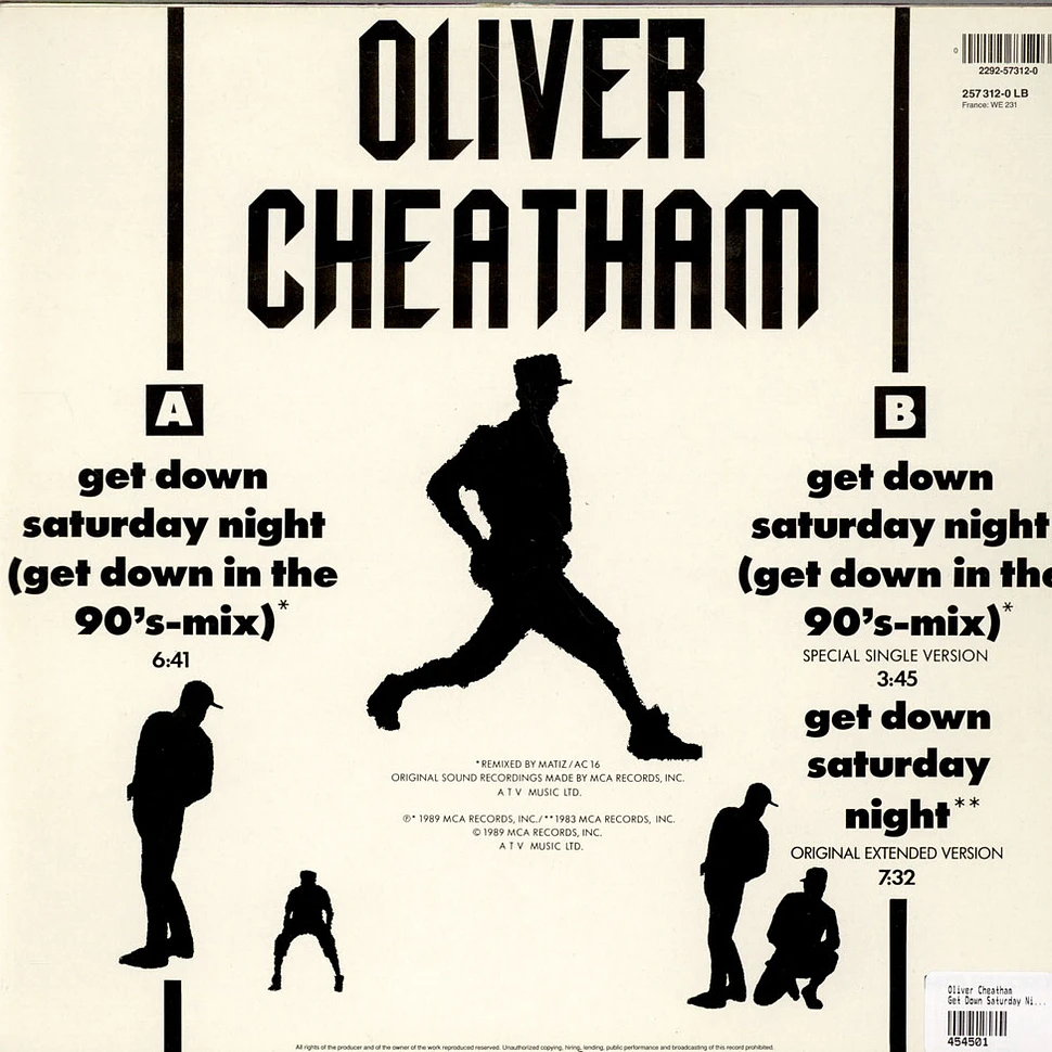 Oliver Cheatham - Get Down Saturday Night (Get Down In The 90's Mix)