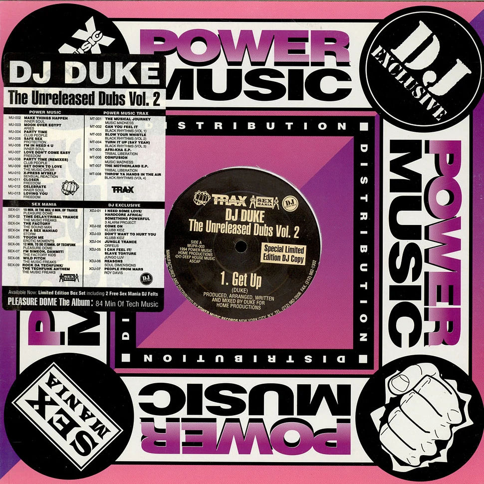 DJ Duke - The Unreleased Dubs Vol. 2