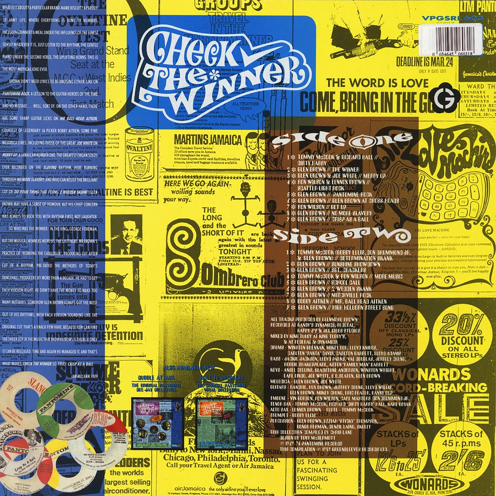 Glen Brown - Check The Winner (1970-1974 Instrumentals)