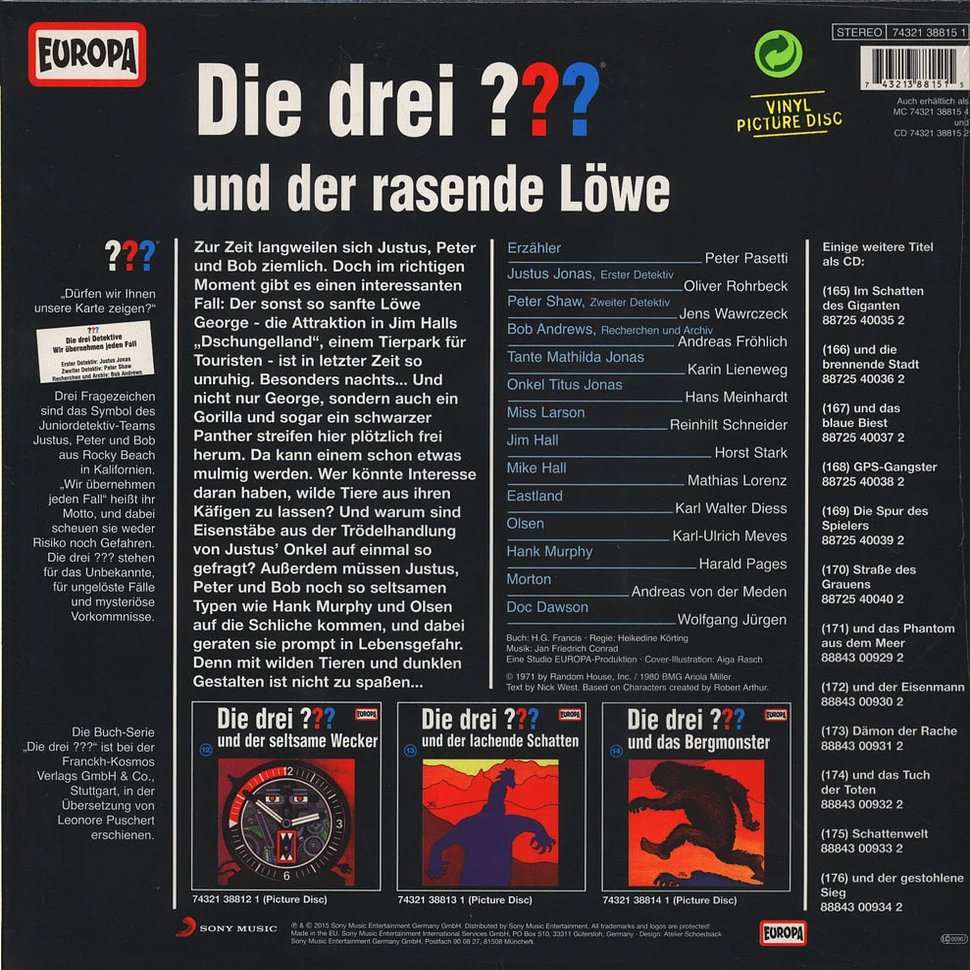 Die Drei ??? - 015 / Und Der Rasende Löwe