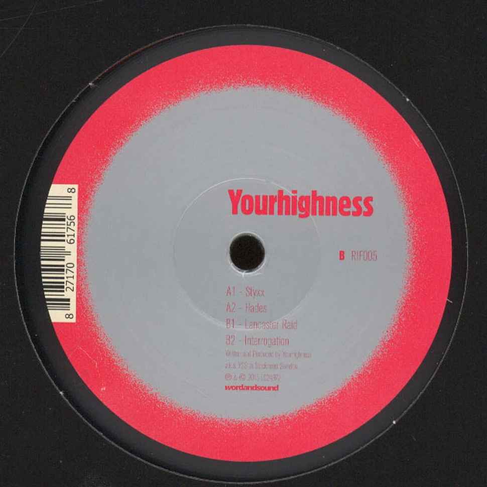 Yourhighness - Hades EP