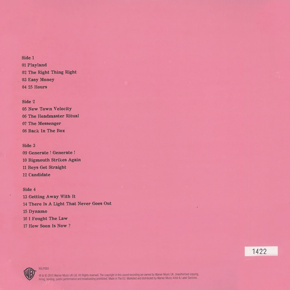 Johnny Marr - Adrenalin Baby: Johnny Marr Live Colored Vinyl Edition