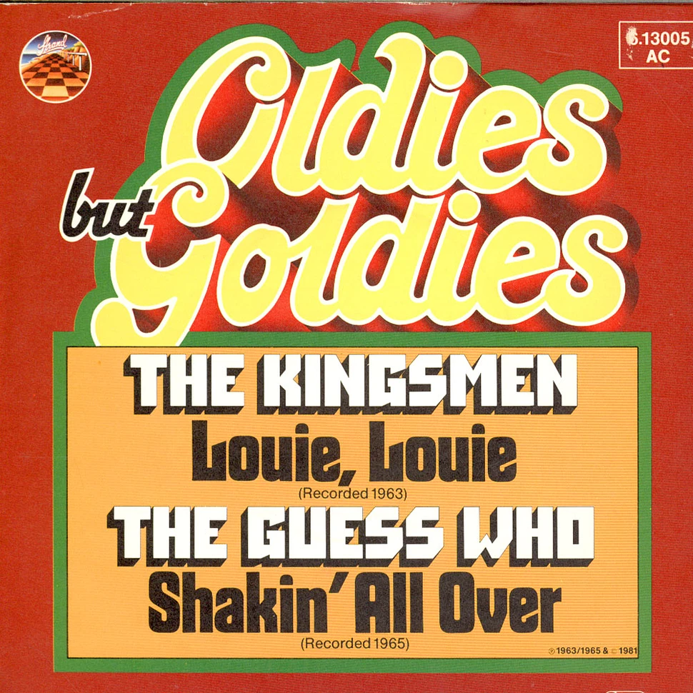 The Kingsmen / The Guess Who - Louie Louie / Shakin' All Over