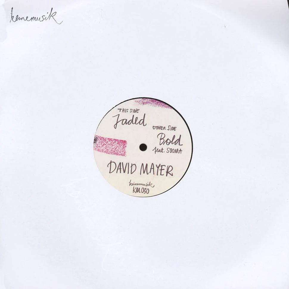 David Mayer - Jaded EP