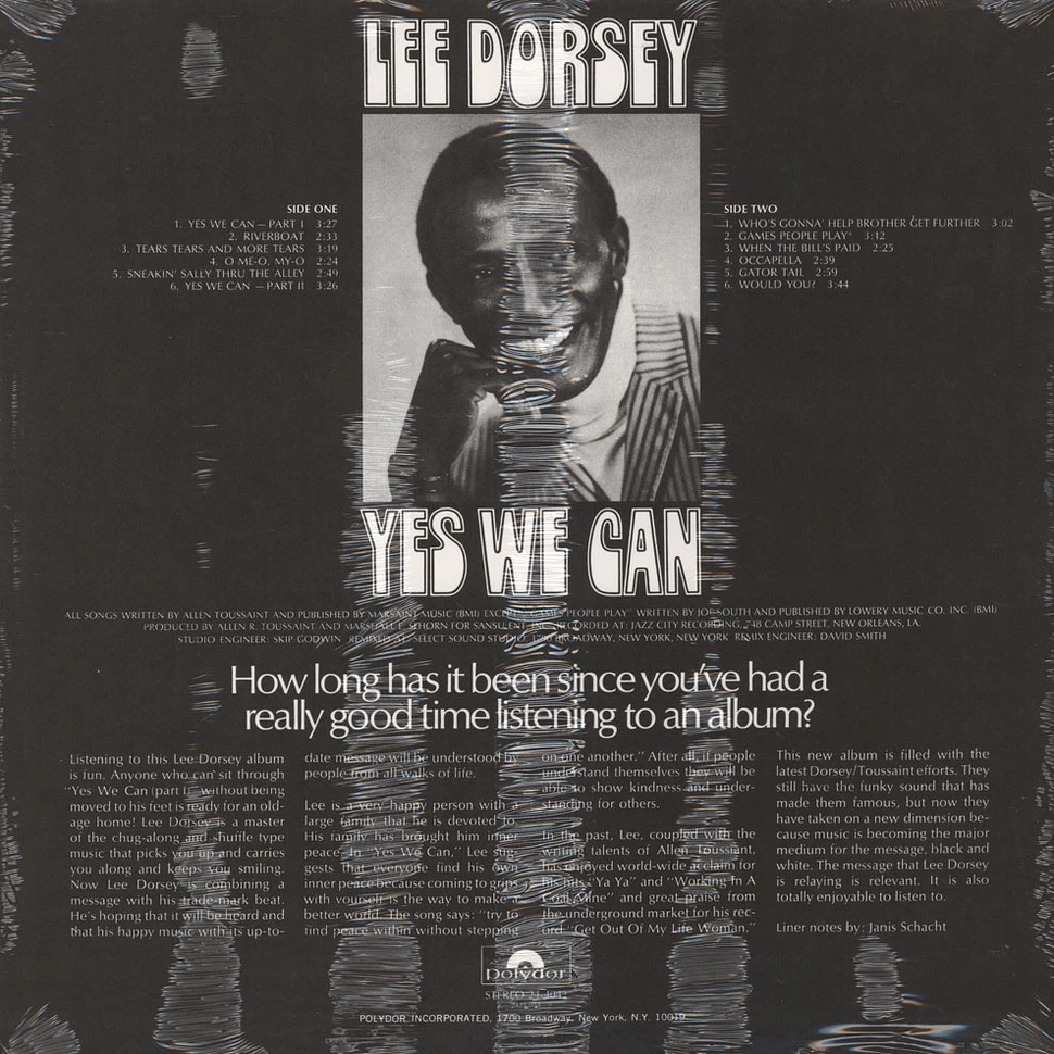 Lee Dorsey - Yes We Can