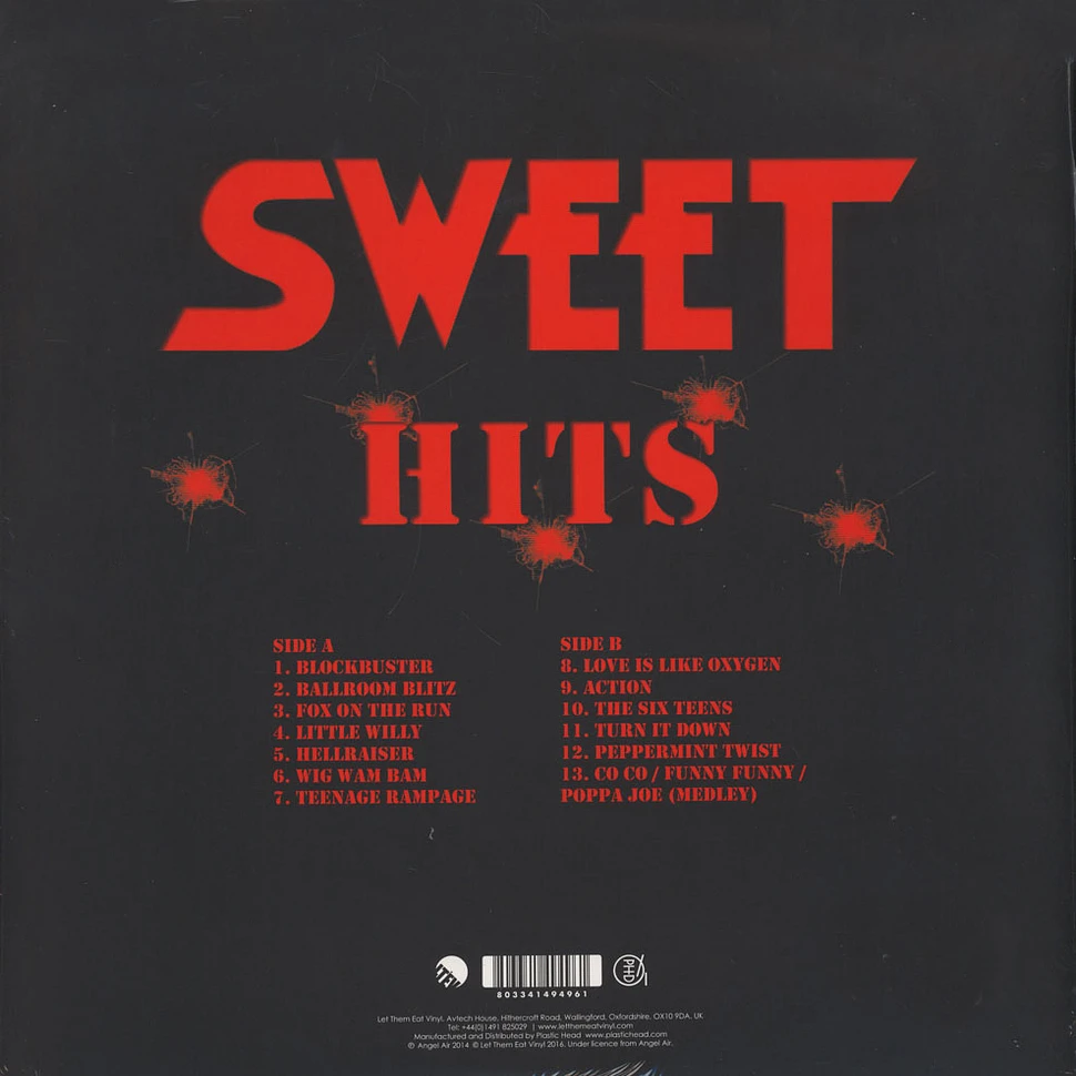 Sweet - Hits Red Vinyl Edition