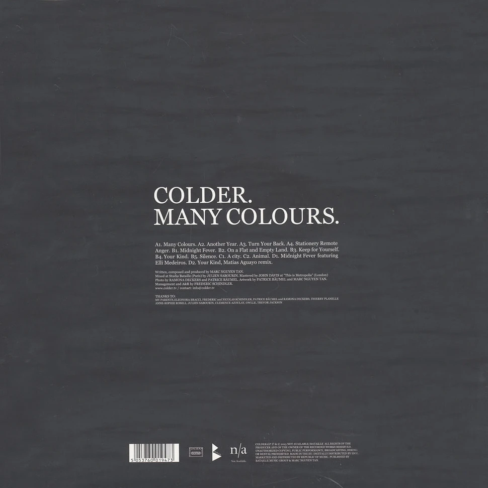 Colder - Many Colours Black Vinyl Edition