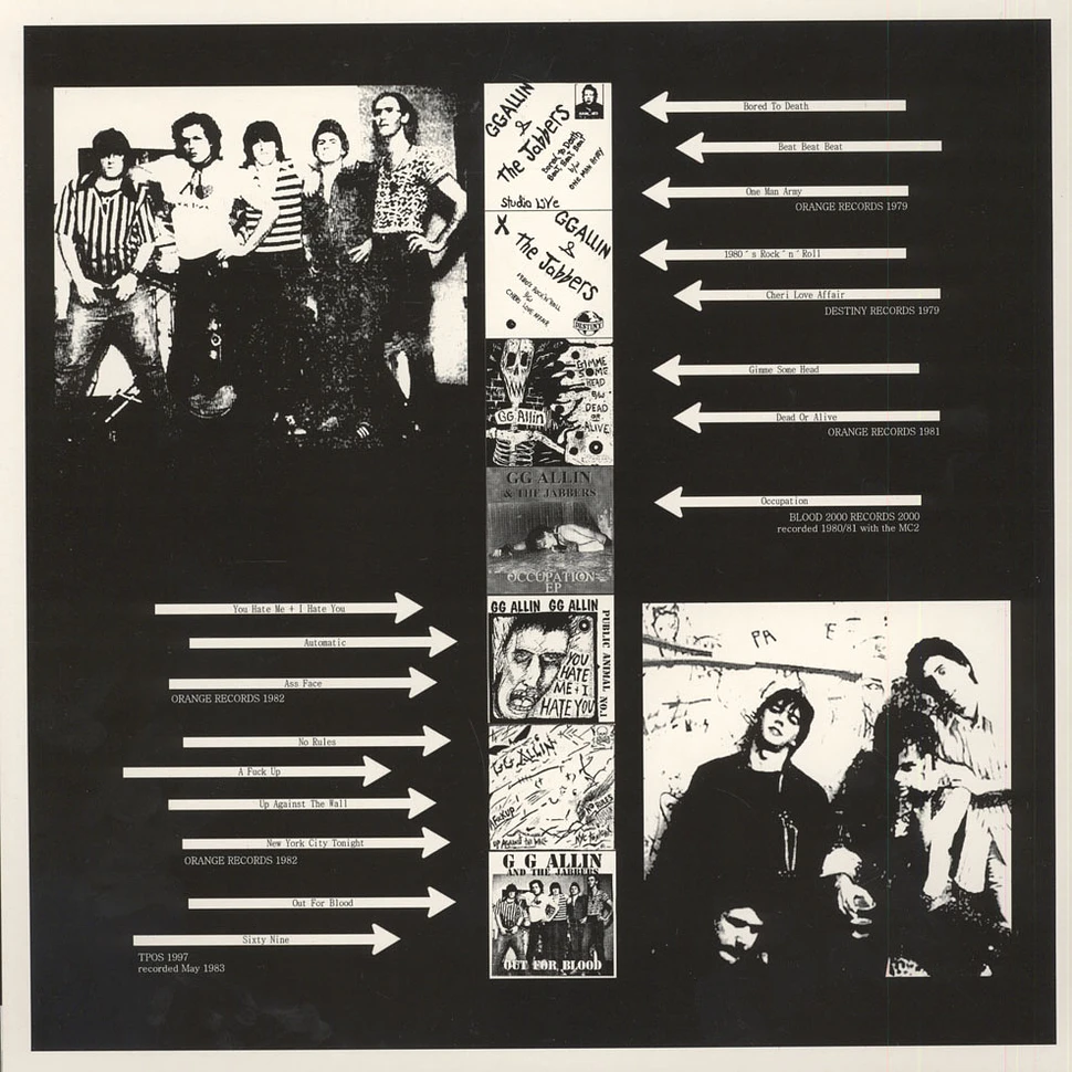 GG Allin & The Jabbers - 1980's Rock'N'Roll