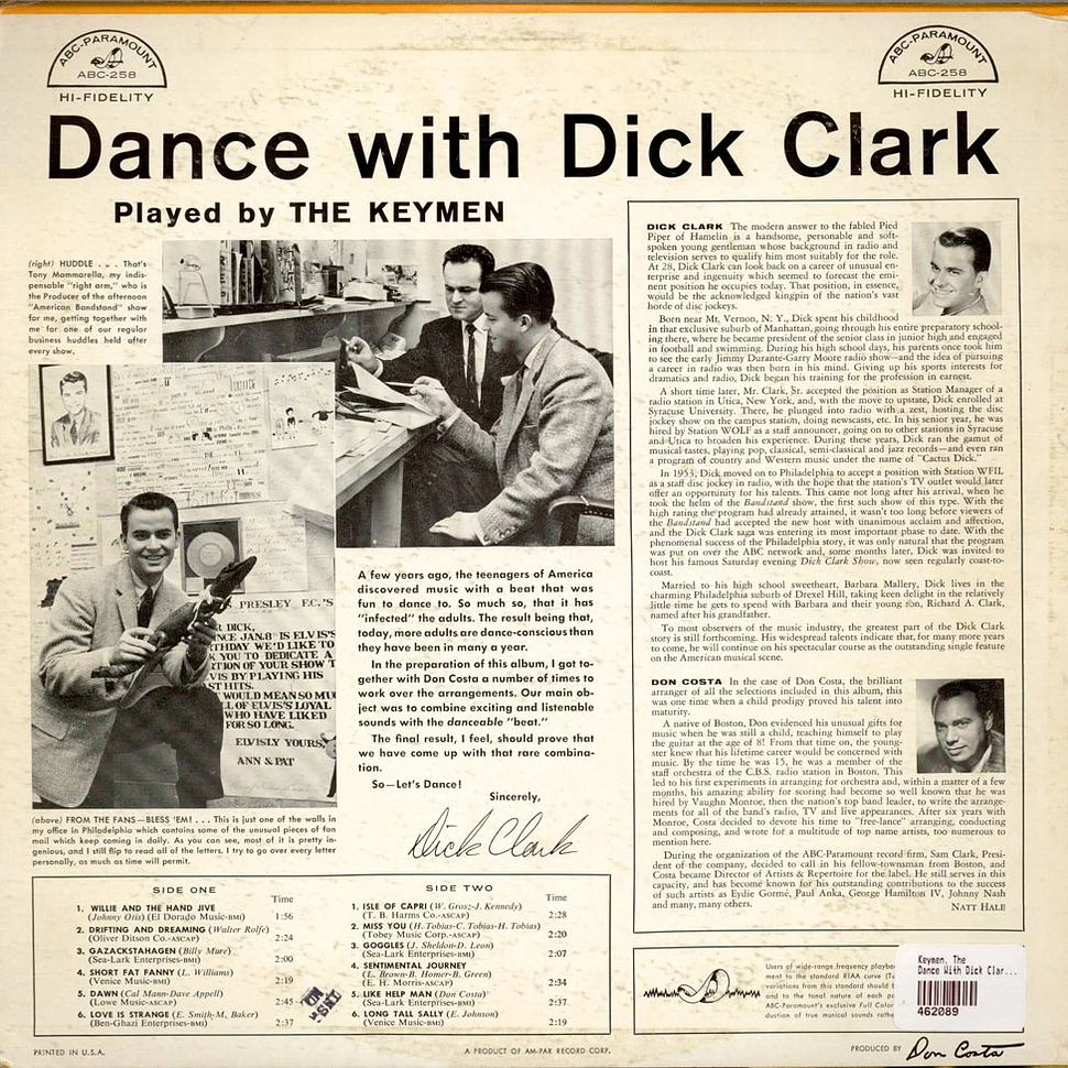 The Keymen - Dance With Dick Clark (Volume One)