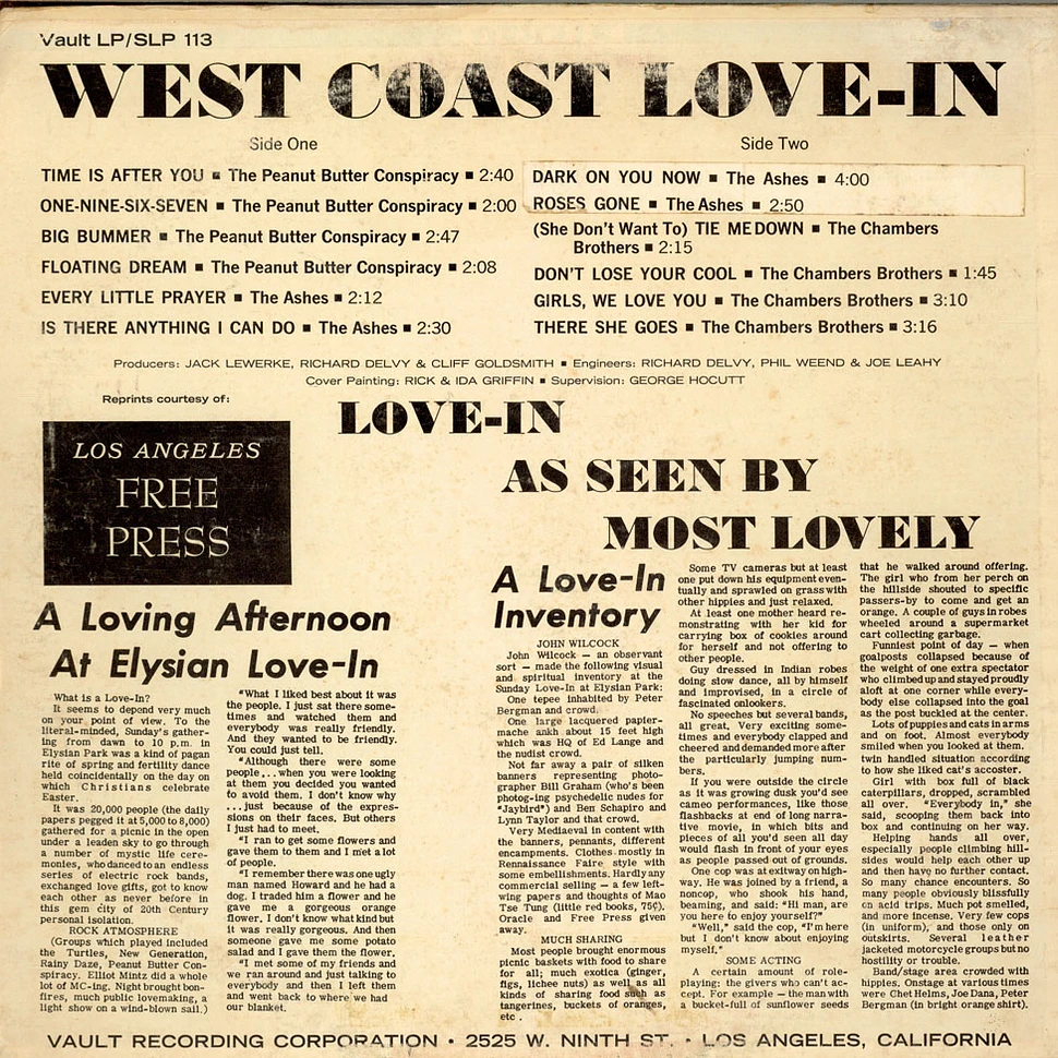 V.A. - West Coast Love-In
