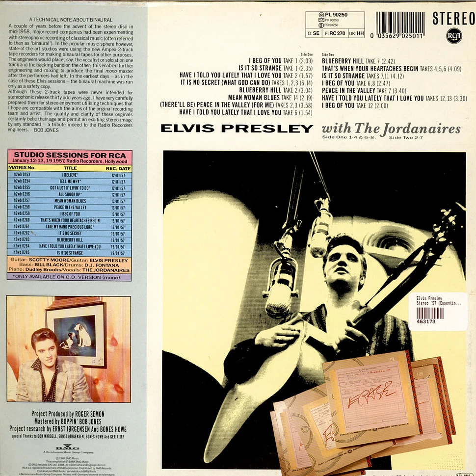 Elvis Presley - Stereo '57 (Essential Elvis Vol.2)