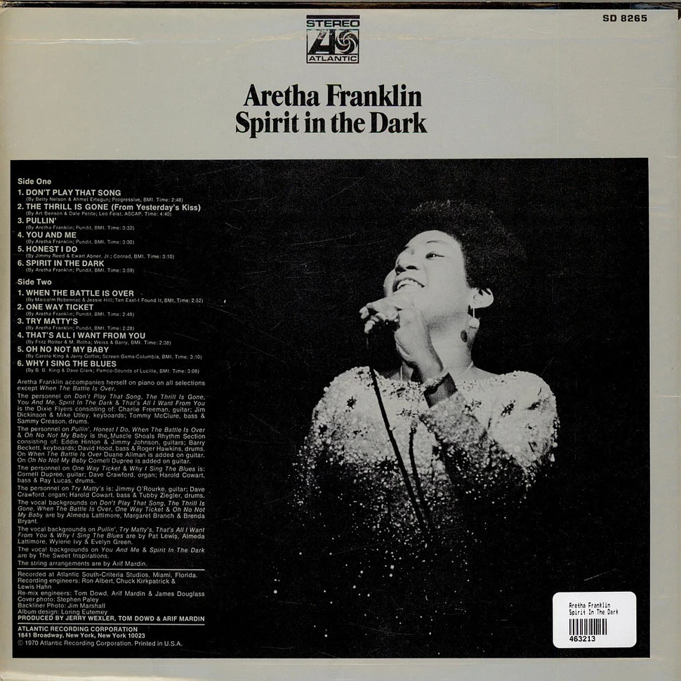 Aretha Franklin - Spirit In The Dark