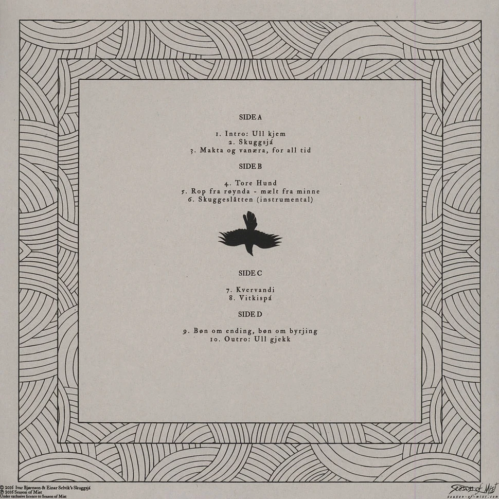 Ivar Bjornsen & Einar Selvik's Skuggsja - Skuggsja White Vinyl Edition