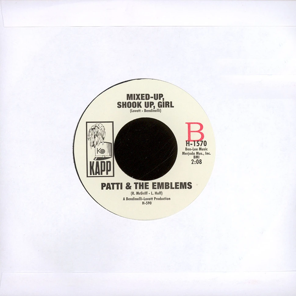 Patti and the Emblems - I'm Gonna Love You A Long, Long Time / Mixed Up, Shook Up Girl