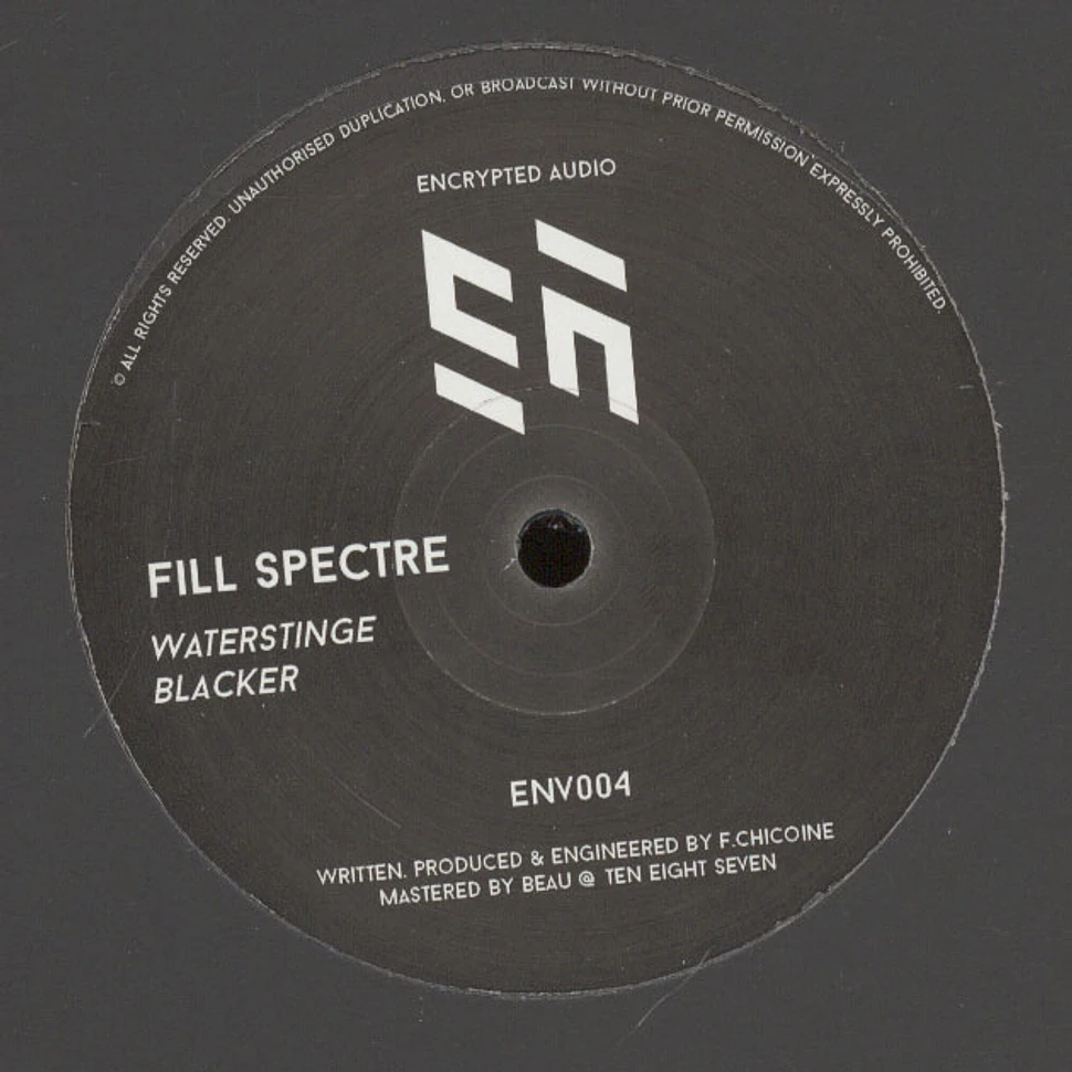 Fill Spectre - Blacker / Waterstinge