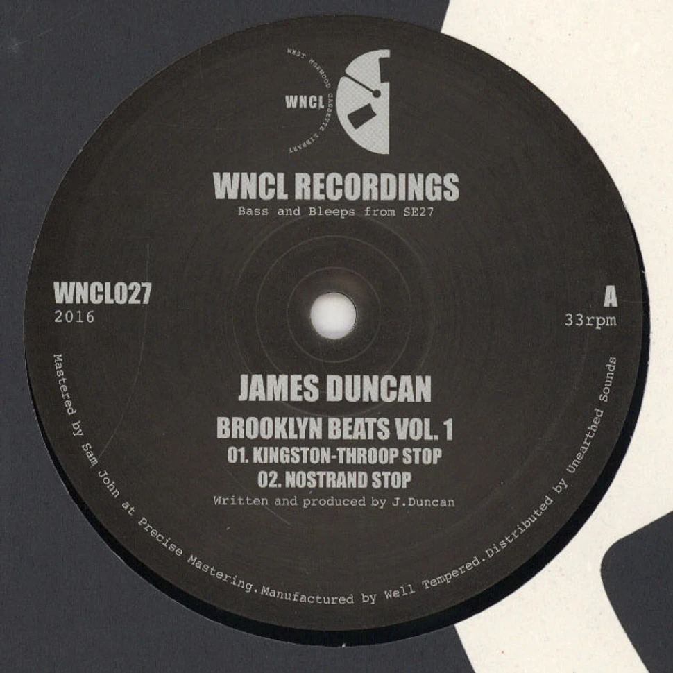 James Duncan - Brooklyn Beats Volume 1
