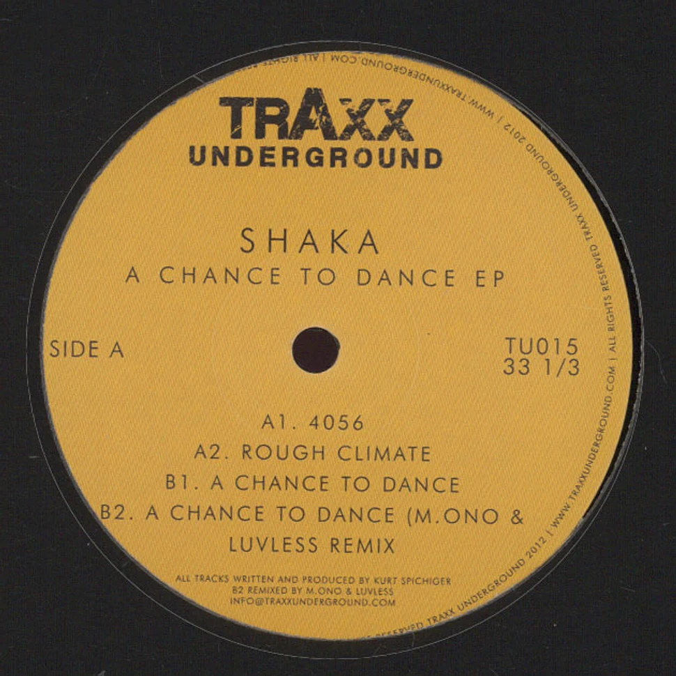 Shaka - A Chance To Dance EP