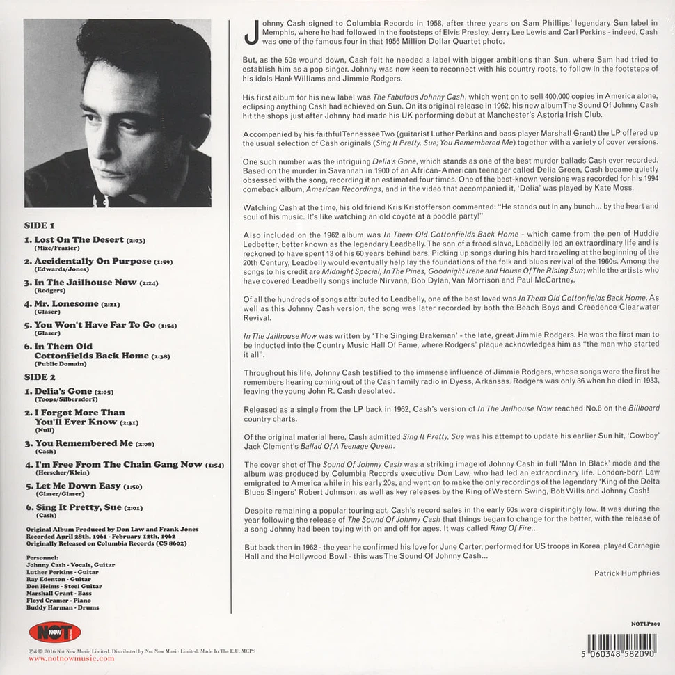Johnny Cash - The Sound OfJohnny Cash