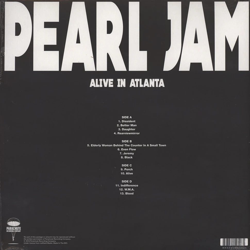 Pearl Jam - Alive In Atlanta - Live At Fox Theatre 1994