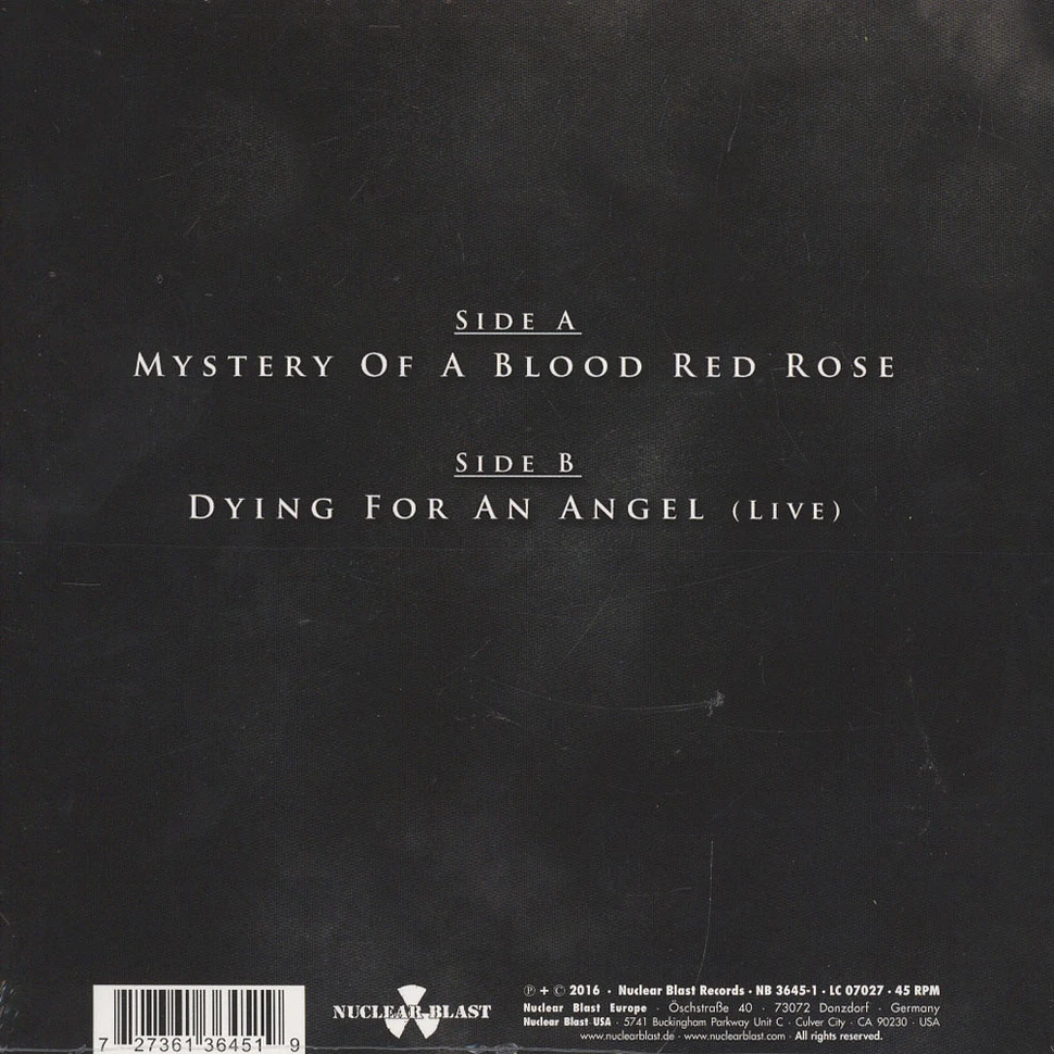 Avantasia - Mystery Of A Blood Red Rose Black Vinyl Edition