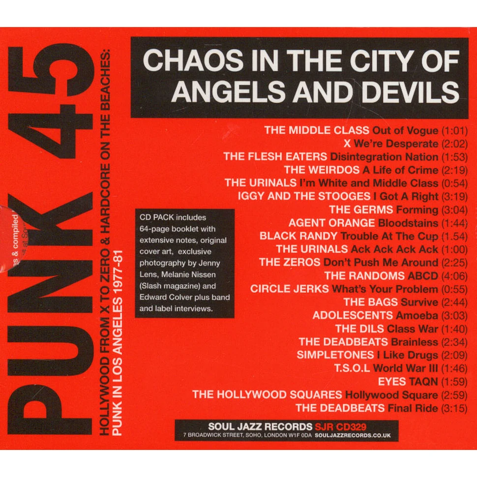 V.A. - Punk 45: Chaos In The City Of Angels And Devils - Hollywood From X To Zero & Hardcore On The Beaches: Punk In Los Angeles 1977-81