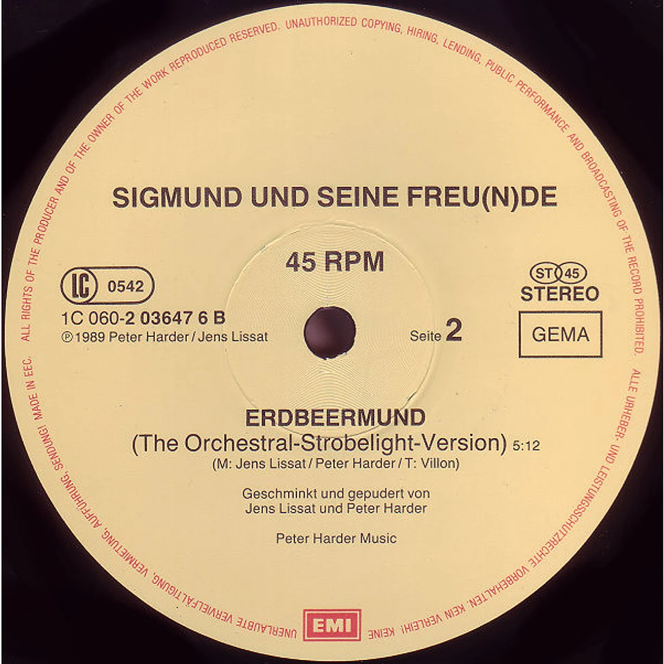 Sigmund Und Seine Freunde - Erdbeermund (Remix)