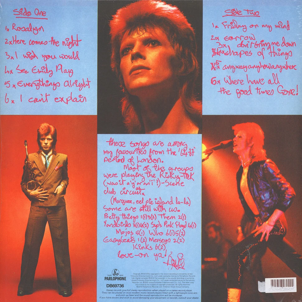 David Bowie - Pin Ups 2015 Remastered Edition