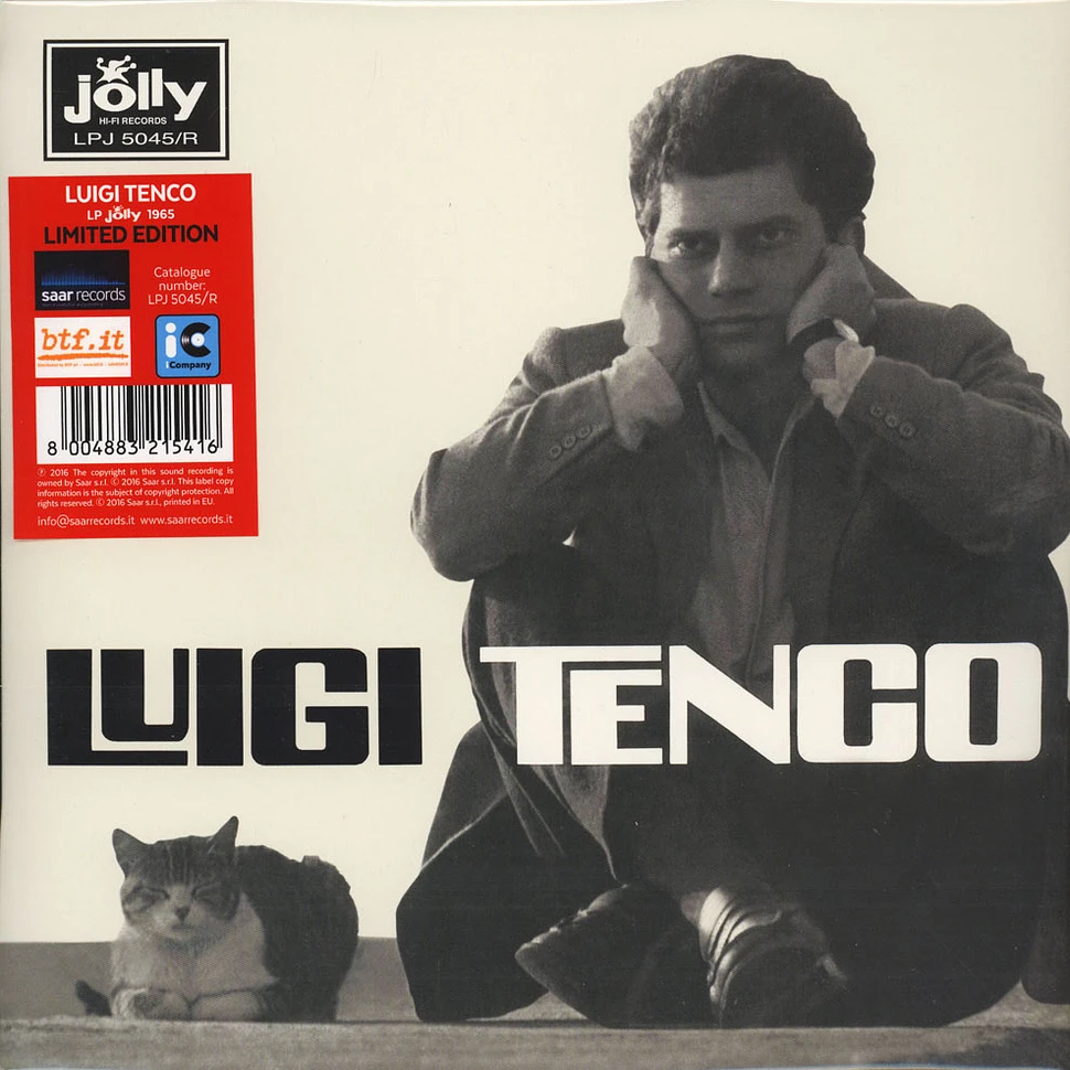 Luigi Tenco - Luigi Tenco Clear Red Vinyl Edition