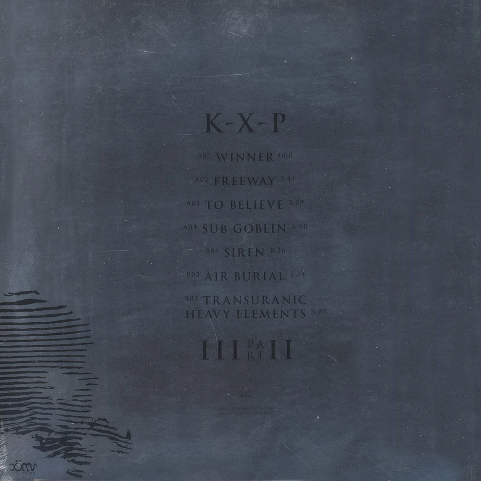 K-X-P - III Part 2 Black Vinyl Edition