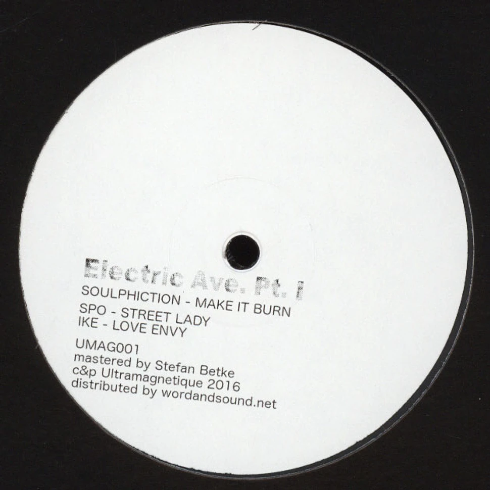 Soulphiction / Spo / Ike - Electric Ave. Pt.1