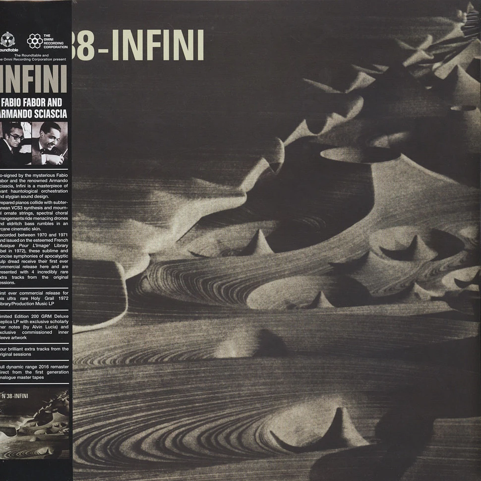 Armando Sciascia / Fabio Fabor - Infini Infinite Black Vinyl Edition