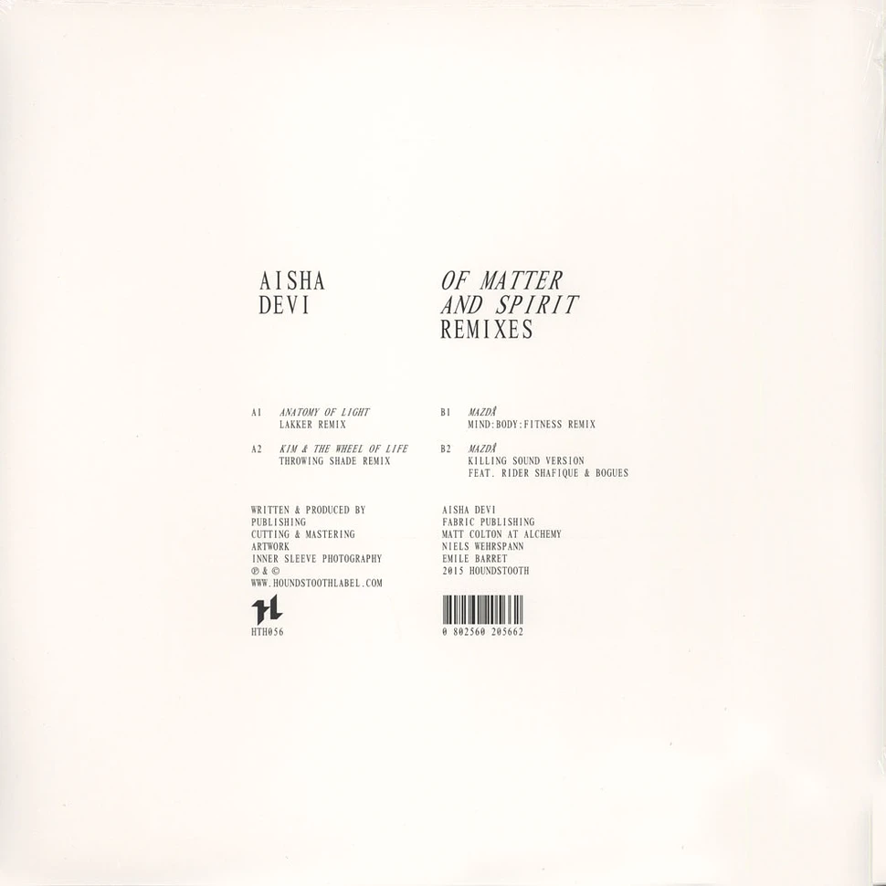 Aisha Devi - Of Matter And Spirit Remixes