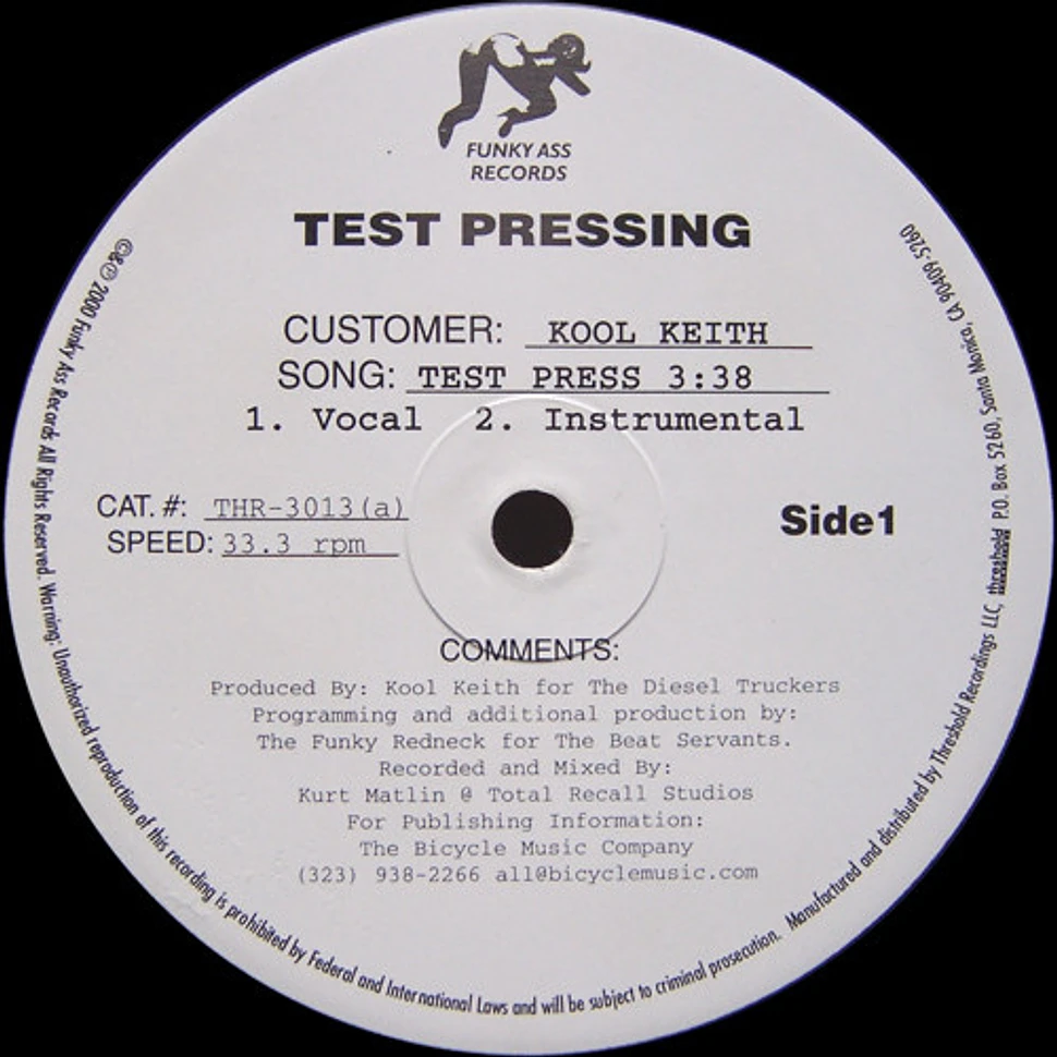Kool Keith - Test Press